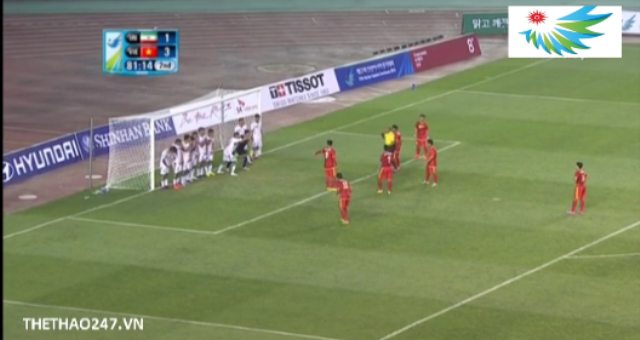 VIDEO: Bàn thắng độc đáo từ pha đá phạt gián tiếp của Olympic Việt Nam (Asiad 17)