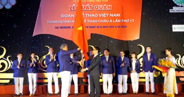 Đoàn Thể thao Việt Nam lên đường dự Asiad 17