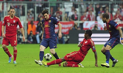 Barca luôn trên cơ Bayern, Pep xuất sắc hơn Mou