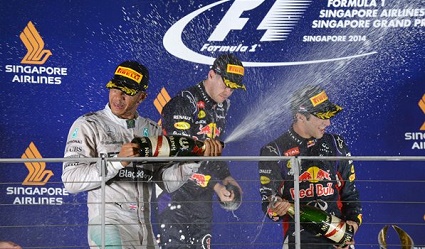 Bảng xếp hạng đua xe F1 - chặng 14: Hamilton soán ngôi đầu của Rosberg