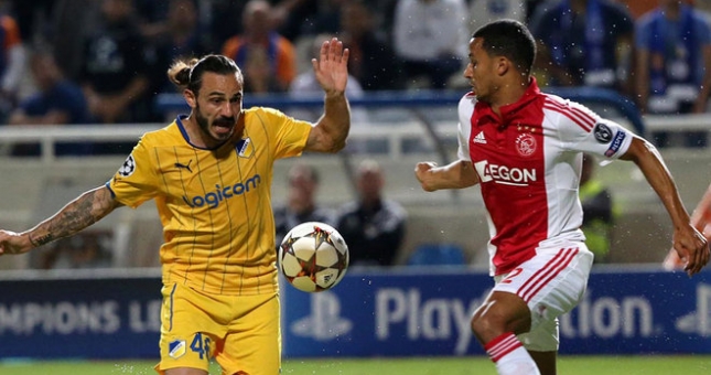 Video clip bàn thắng: APOEL Nicosia 1 - 1 Ajax ( Bảng F - Cúp C1 Châu Âu 2014/15)