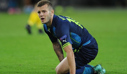 Arsenal nhận hung tin, Jack Wilshere dính chấn thương