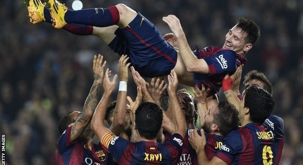 Video clip bàn thắng: Barcelona 5-1 Sevilla - Messi lập kỷ lục ghi bàn ở La Liga