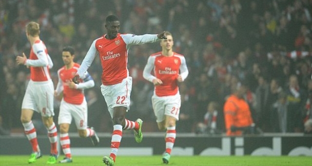 VIDEO: Phút 2' - Sanogo mở tỷ số cho Arsenal