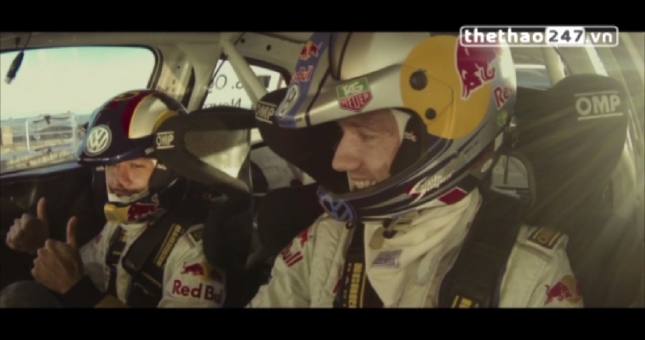 VIDEO: Neymar thử cảm giác mạnh trên xe đua cùng nhà vô địch Ogier