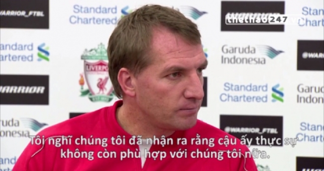 VIDEO: HLV Brendan Rodgers thừa nhận Balotelli đang là ''người thừa'' tại Anfield