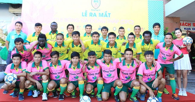 Tân binh Đồng Tháp ra mắt và đặt mục tiêu tại V-League 2015