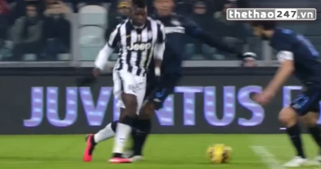 VIDEO: Pogba qua người đẳng cấp rồi dứt điểm ... ra ngoài