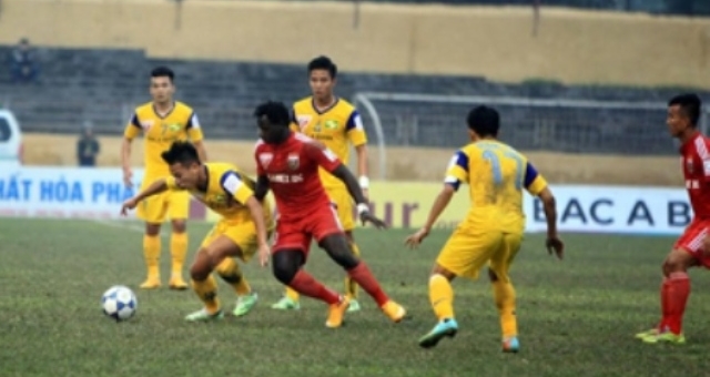 Video clip bàn thắng: Sông Lam Nghệ An 0-1 Bình Dương - Duy trì mạch thắng