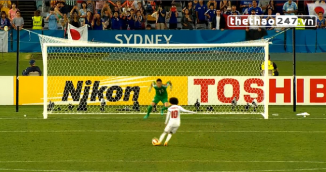 VIDEO: Cú panelka đầy bản lĩnh của tuyển thủ UAE vào lưới Nhật Bản