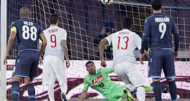 Video clip bàn thắng: Napoli 2-2 Inter Milan (VĐQG Italia 2014/15)