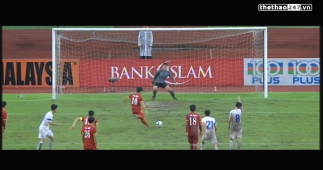 VIDEO: Công Phượng lập cú đúp nâng tỷ số lên 6-0 cho U23 Việt Nam