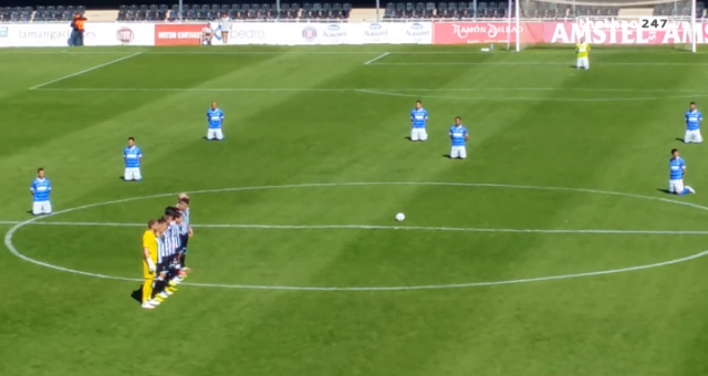 VIDEO: Cầu thủ ngừng thi đấu biểu tình vì bị nợ lương tại Tây Ban Nha