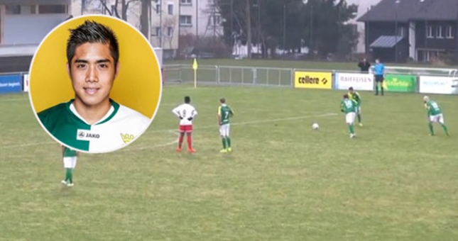 VIDEO: Cầu thủ gốc Việt lập siêu phẩm sút phạt ở giải Thụy Sỹ