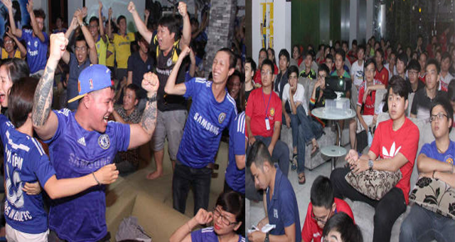 VIDEO: Cảm xúc trái chiều của fan Chelsea và MU sau trận đại chiến