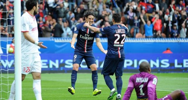 Video clip bàn thắng: PSG 6-1 Lille (VĐQG Pháp 2014/15)