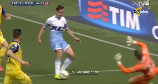 Video clip bàn thắng: Lazio 1-1 Chievo (V32 Serie A)