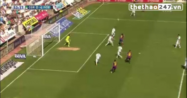 VIDEO: Suares lập cú đúp nâng tỉ số lến 4 - 0