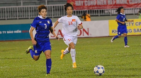 ĐT nữ Việt Nam 1-2 ĐT nữ Thái Lan: Tiếc cho chủ nhà