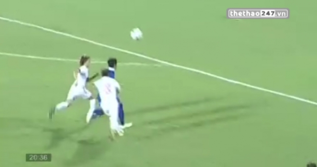 VIDEO: 2 pha tăng tốc ghi bàn dũng mãnh của tiền đạo nữ Thái Lan