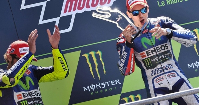 BXH đua xe MotoGP- chặng 5: Rossi và Lorenzo độc chiếm ngôi đầu