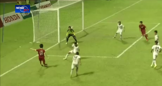 VIDEO: Pha dứt điểm hài hước của Văn Toàn vs U23 Myanmar