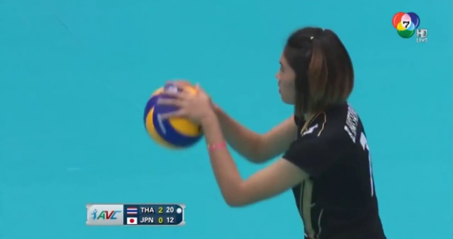 Video bóng chuyền: Nữ Thái Lan 3-0 Nữ Nhật Bản (Tứ kết Giải VĐ châu Á)