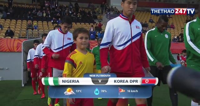 Video bàn thắng: Nigeria 4-0 CHDCND Triều Tiên (U20 FIFA World Cup 2015)