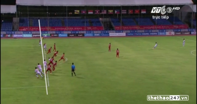 Video SEA Games 28: Bẫy việt vị thông minh của U23 Việt Nam trong trận gặp U23 Đông Timor