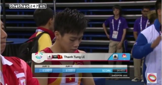 Video SEA Games 28: Chung kết TDDC tự do - Lê Thanh Tùng
