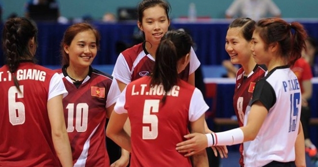 Bóng chuyền nữ Việt Nam khởi đầu thuận lợi tại SEA Games 28