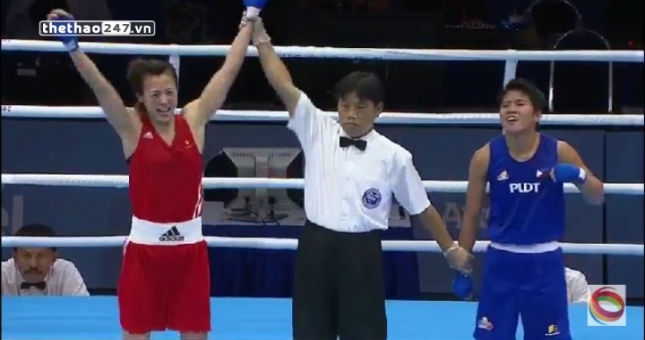 Video SEA Games 28: Nguyễn Thị Yến mang về tấm HCV Boxing hạng cân 51kg