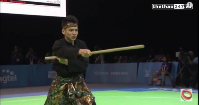 Video SEA Games 28: HCV nội dung biểu diễn Pencak Silat - Hoàng Quang Trung
