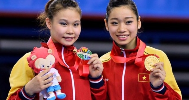 Video SEA Games 28: Lễ trao huy chương nội dung cầu thăng bằng (TDDC)