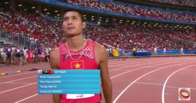 Video SEA Games 28: Chung kết chạy tiếp sức 4x400m nam