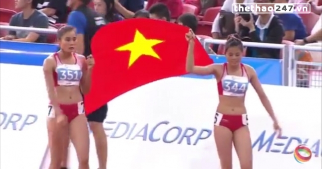 Video SEA Games 28: Chung kết chạy 400m nữ - Nguyễn Thị Huyền/Quách Thị Lan