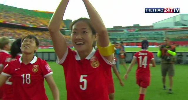 Video bàn thắng: Trung Quốc 1-0 Hà Lan (VCK World Cup bóng đá nữ 2015)