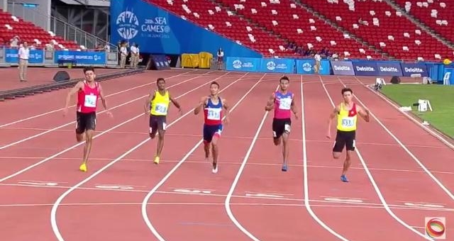 Video SEA Games 28: Vòng loại nội dung chạy 400m nam - Lương Văn Thao