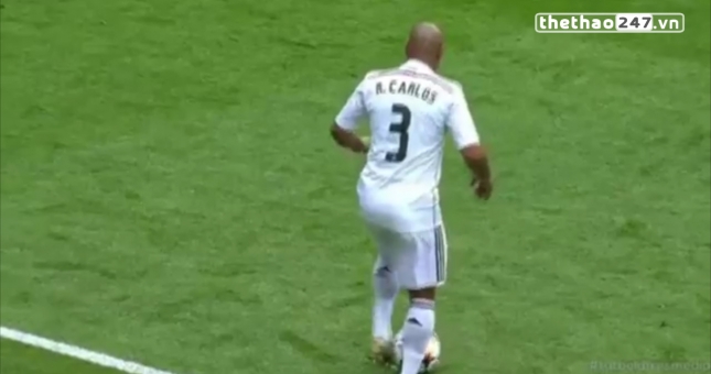 VIDEO: Skill chuyền xa không tưởng của Roberto Carlos