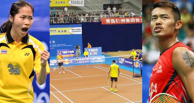 Video cầu lông: Huyền thoại Lin Dan vs số 1 Thái Lan Ratchanok Intanon (Giao hữu)