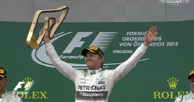 Austrian Grand Prix 2015: Rosberg chiến thắng