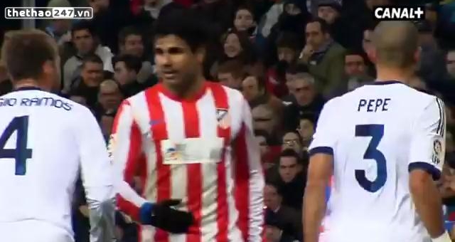 VIDEO: Tiểu xảo 'kinh dị' của Diego Costa với Ramos và Pepe