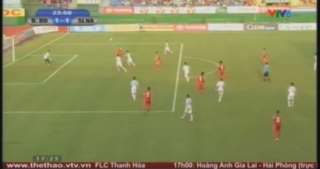 VIDEO: Tăng Tuấn ghi bàn gỡ hòa 1-1 cho Becamex Bình Dương