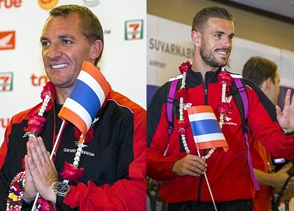 Những hình ảnh mới nhất của Liverpool tại Thái Lan