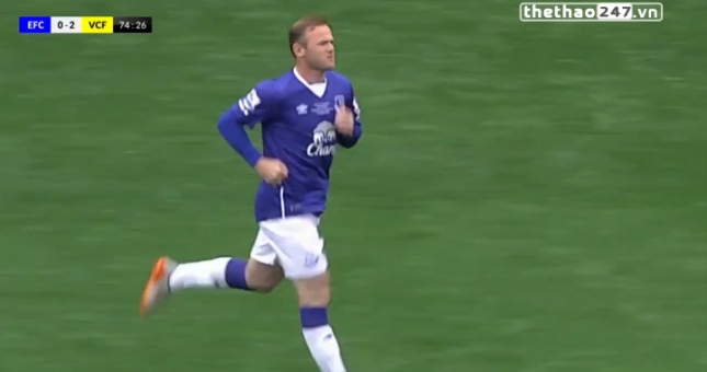 VIDEO: Wayne Rooney trở lại khoác áo CLB Everton trước mùa giải mới