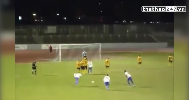 VIDEO: Chiêu dàn xếp đá phạt 'cực ảo' có 1 không 2