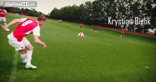 VIDEO: Các cầu thủ Arsenal thi tài sút bóng kiểu rabona