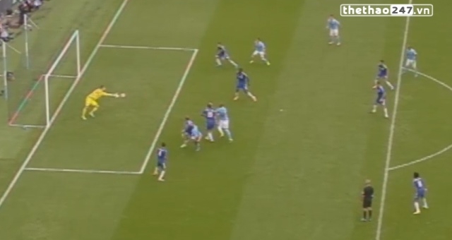 VIDEO: Kompany đánh đầu hiểm hóc nâng tỷ số lên 2-0 cho Man City