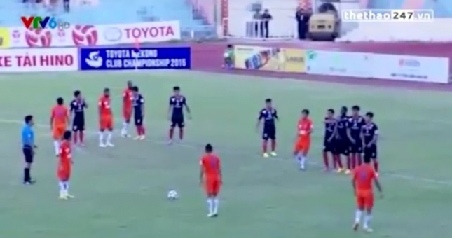 VIDEO: Top 5 bàn thắng đẹp nhất vòng 21 V-League 2015