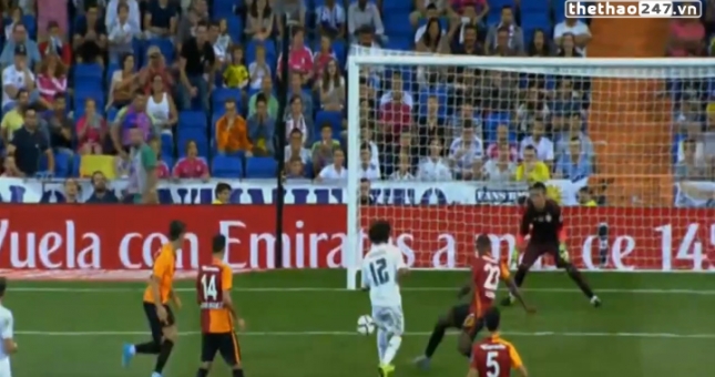 VIDEO: Pha solo ghi bàn đẹp mắt của Marcelo vào lưới Galatasaray
